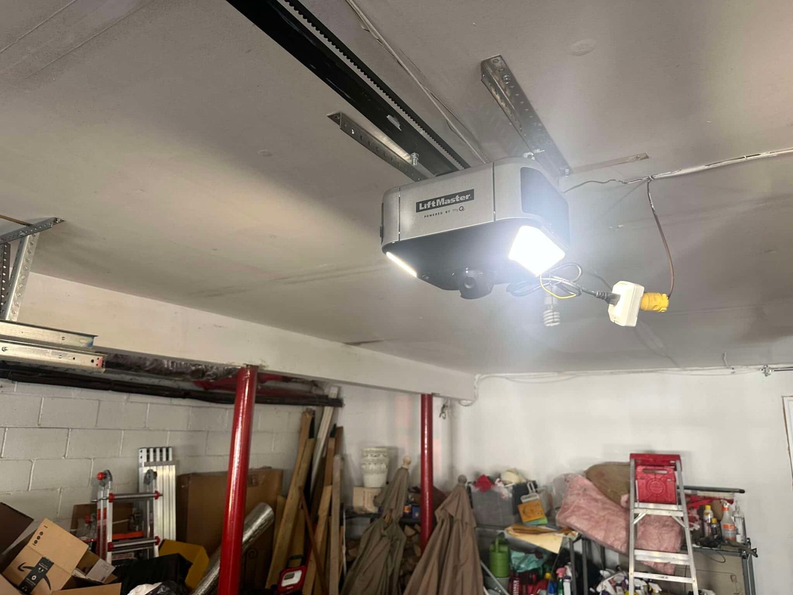 New LiftMaster 84505R garage door opener installed in North Stamford CT