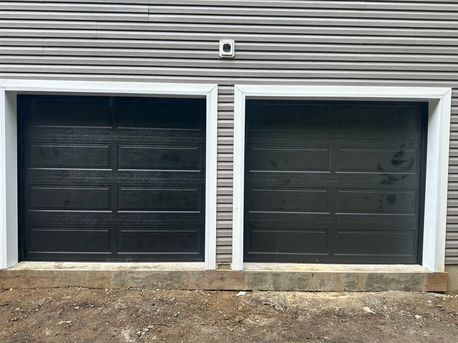 Haas 600 Series garage doors installation Greenwich CT – after